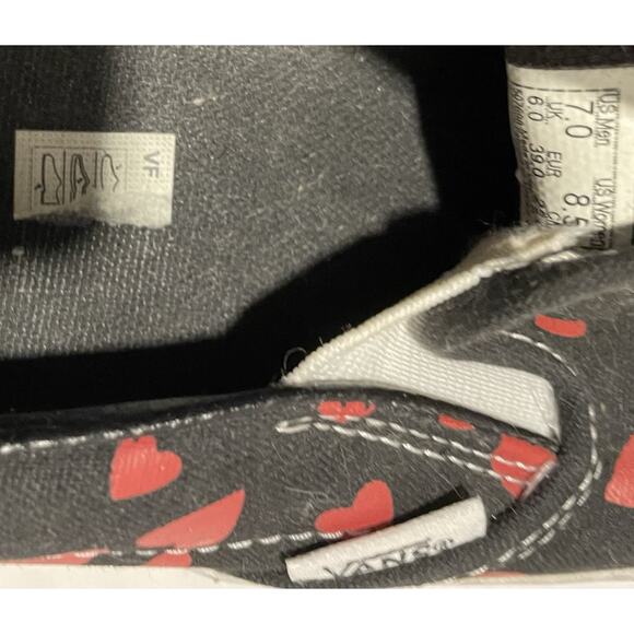 Vans Classic slip on, W 8.5/ M 7, Valentine Edition - Picture 6 of 7